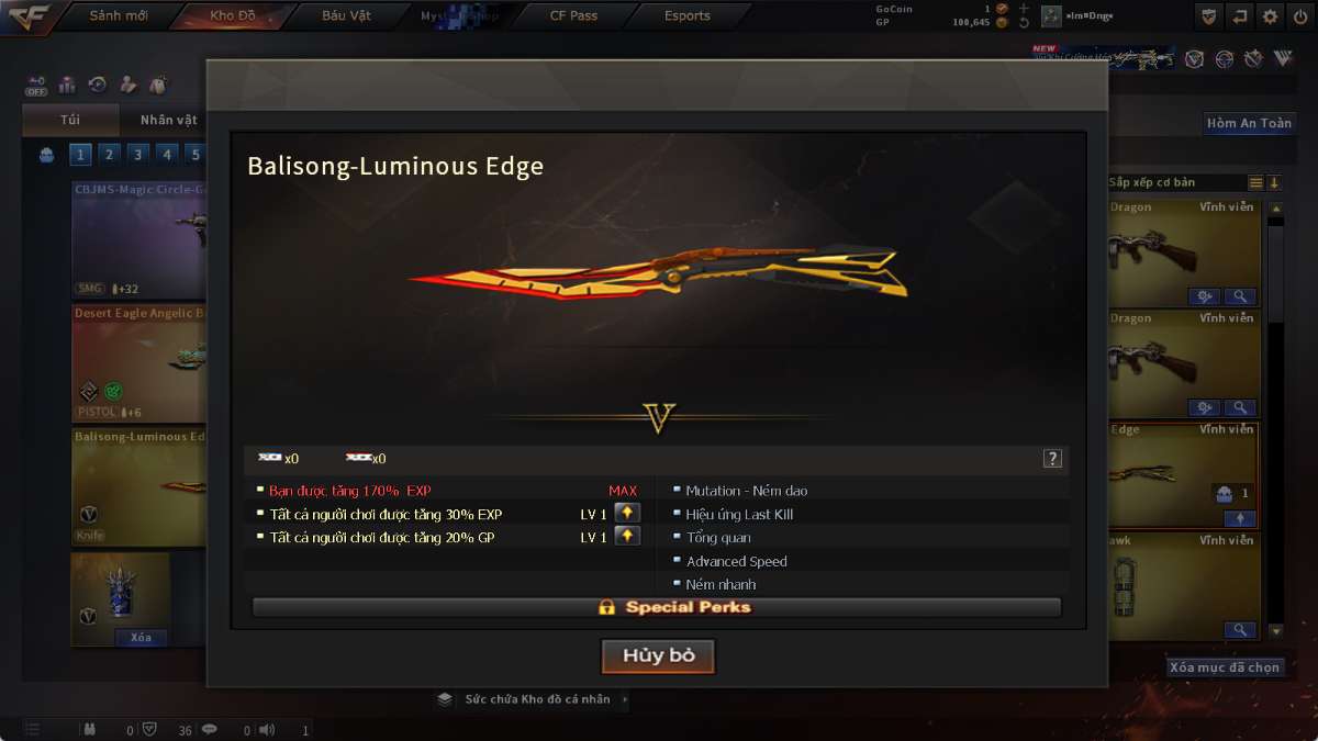shop acc cf uy tin gia re